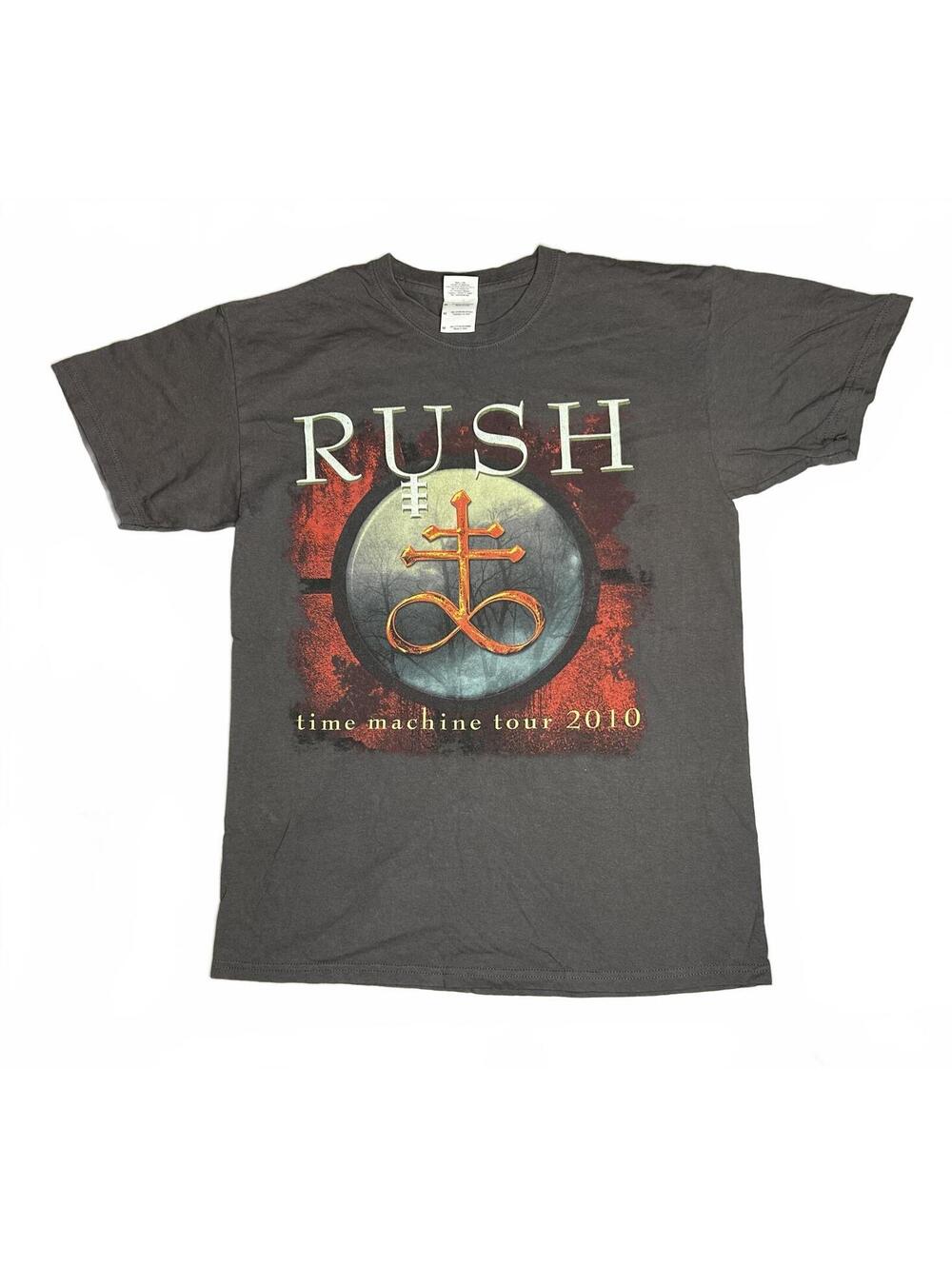 Rush Time Machine Tour 2010 Vintage Band T-Shirt Mens Medium